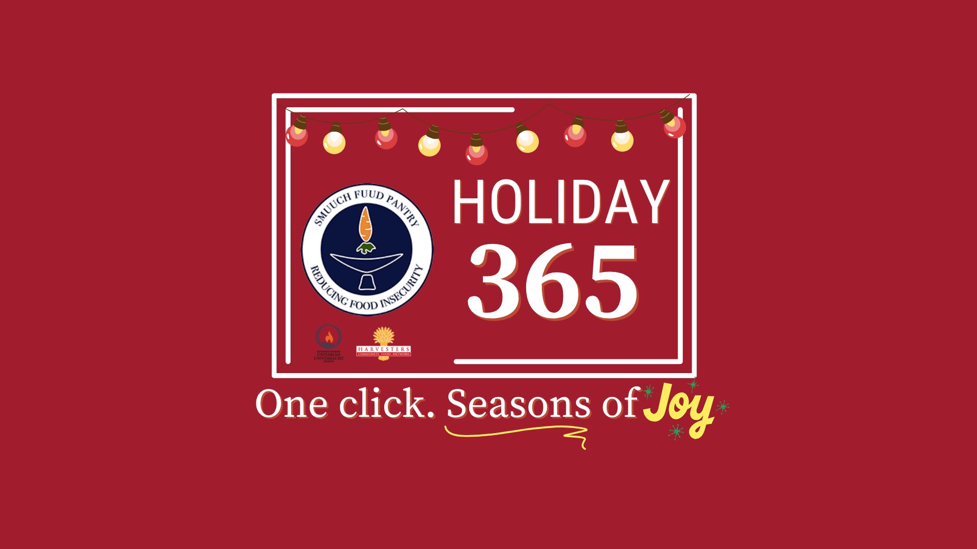 Holiday365 Monthly Donor program FUUD Pantry Holiday giving